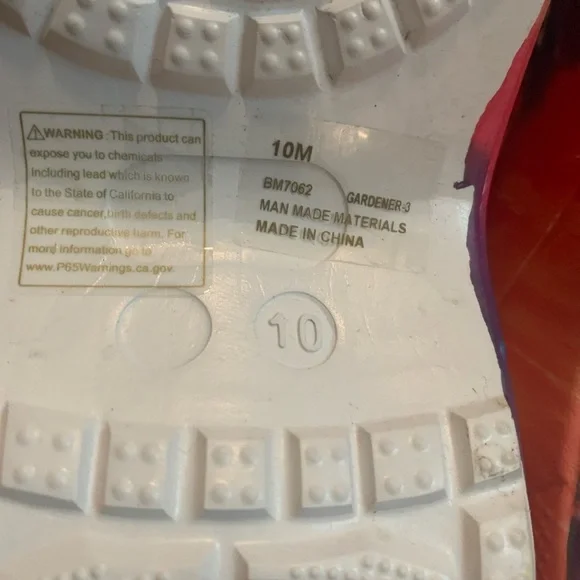 New Cape Robbin Gardener 3 Rainbow Praid Platform Clogs Sleep On Faux Blue Red - Picture 14 of 14